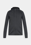 adidas Performance TIRO TRAVEL HOODIE - Zip-up sweatshirt - black