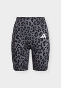 adidas Performance OPTIMÉ ESSENTIALS WORKOUT LEOPARD SHORT - Leggings - grey four/grey six/black