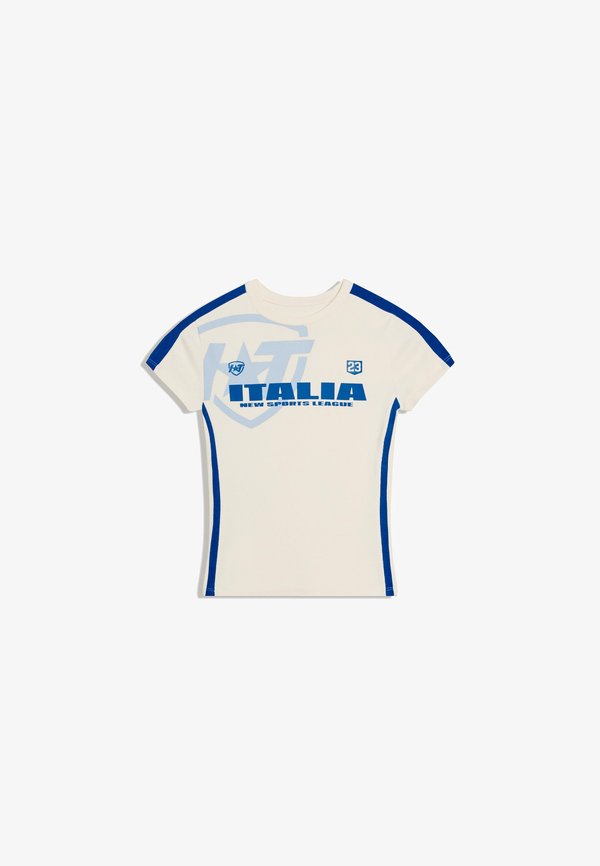Bershka SHORT SLEEVE SPORT PRINT - T-SHIRT - Print T-shirt - multi-coloured
