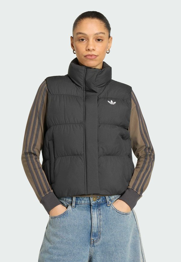 adidas Originals ADIDAS ORIGINALS REGULAR PADDED GILET - Waistcoat - black