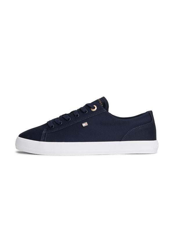 Tommy Hilfiger ENAMEL FLAG CANVAS TRAINERS