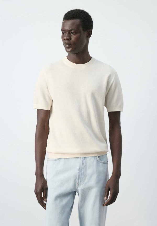 Mango ADULT - Basic T-shirt - off-white