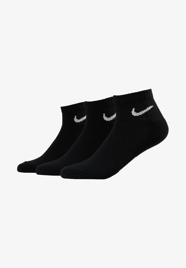 Nike Performance EVERYDAY CUSH ANKLE UNISEX 3 PACK - Sports socks - black/white