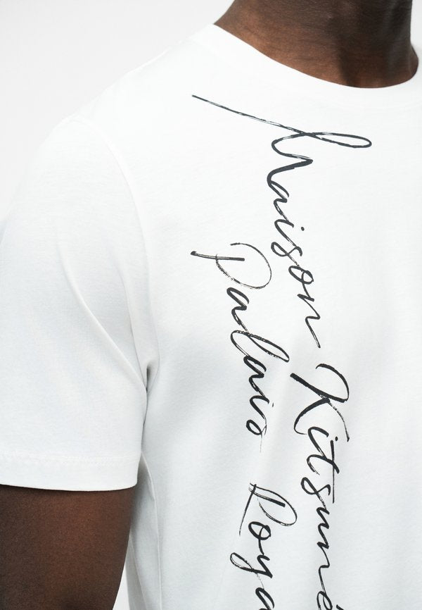 Maison Kitsuné POETIC SCRIPT LIGHT REGULAR TEE