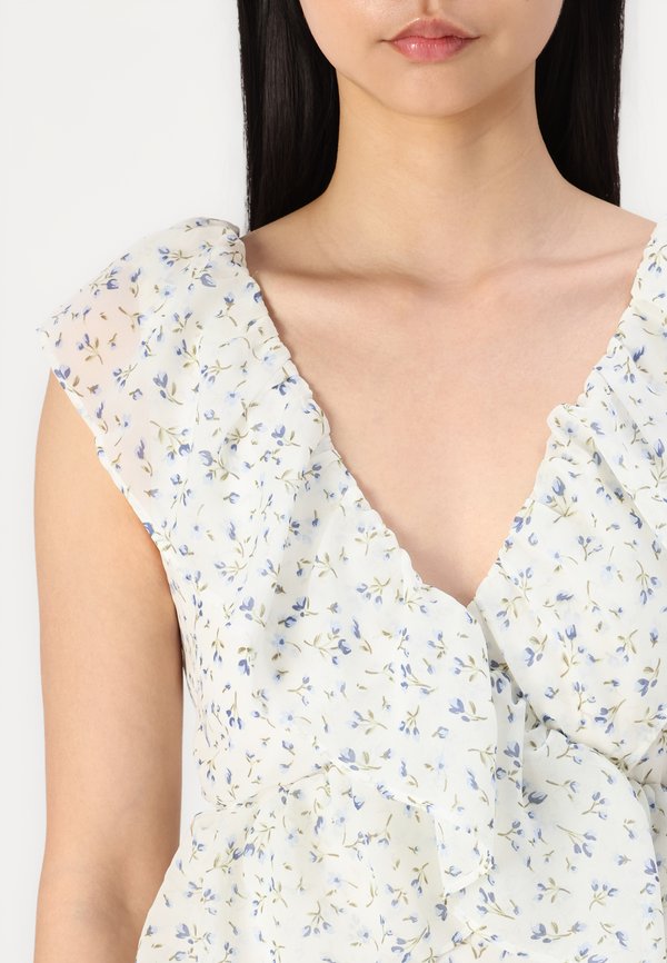VILA VIMONE MAXI FLOUNCE DRESS