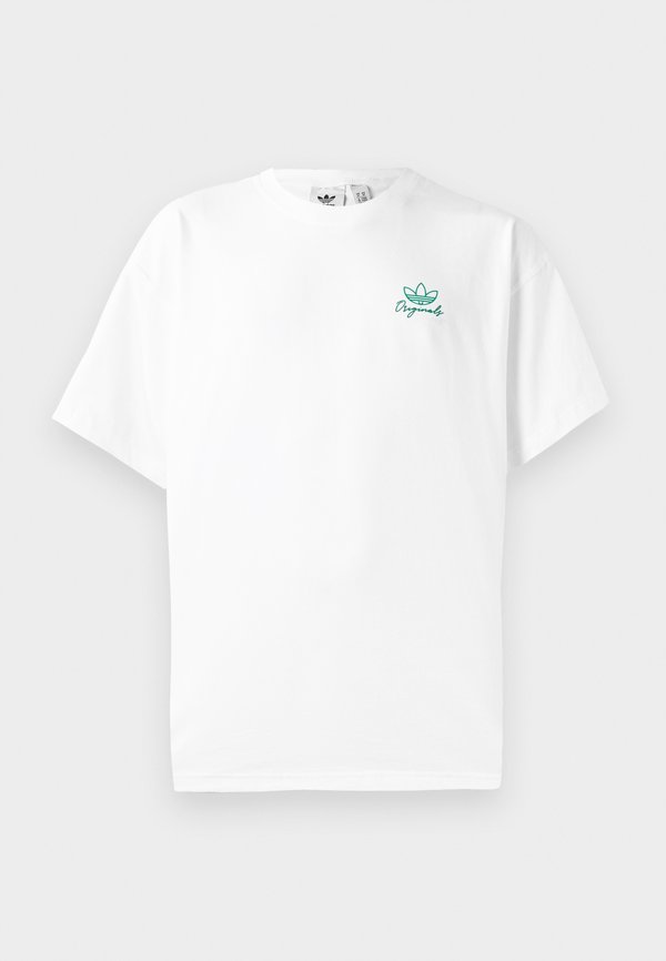 adidas Originals OUTLINE PALM UNISEX - Print T-shirt - white