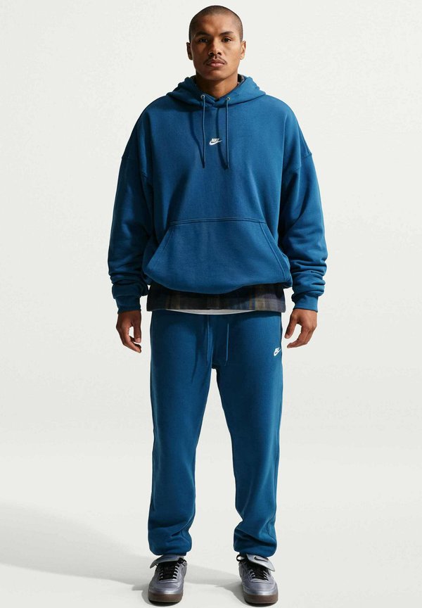Nike Sportswear M NK CLUB FT OS PO HOODIE - Hoodie - court blue court blue white