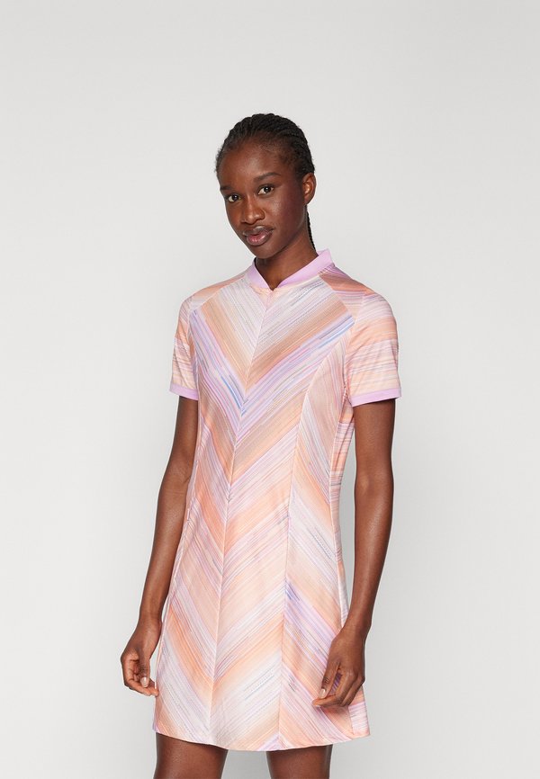 Callaway STRIPED SHORTSLEEVE DRESS