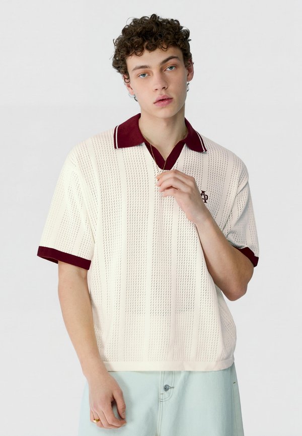 Bershka PREPPY - POLO- TSHIRT 01273715 - Polo shirt - white