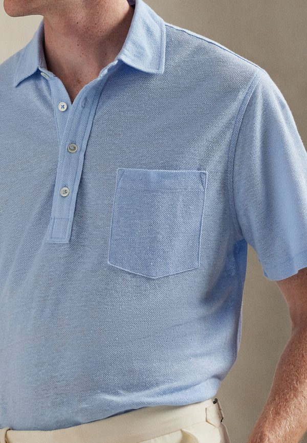 Polo Ralph Lauren STANDARD FIT LINEN PIQUÉ POLO SHIRT