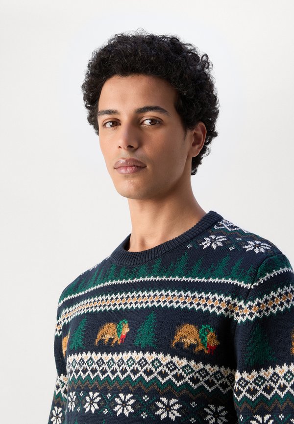 Lindbergh WINTER VILLAGE O NECK SWEATER