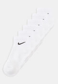 Nike Performance EVERYDAY CUSH ANKLE 6 PACK UNISEX - Sports socks - white/black