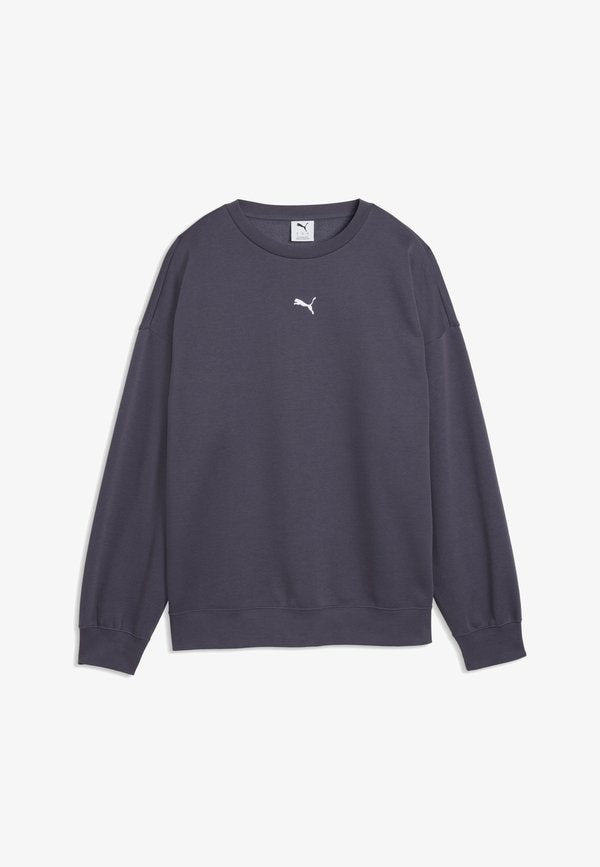 Puma ESS OVERSIZED CREW FL - Sweatshirt - inky depths