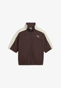 Puma T7 FULL ZIP TRAININGSJACKE - Zip-up sweatshirt - chocolate brown