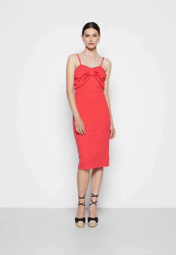 WAL G. WGXZL WEDDING - PARIS BOW MIDI DRESS