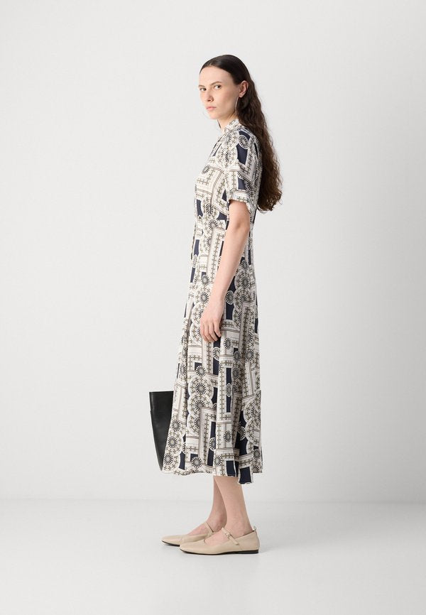 Marc O'Polo DRESS SHORT SLEEVES COLLAR BUTTONED PRINTED