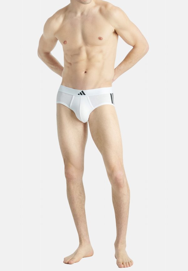 adidas Sportswear 4ER PACK ACTIVE FLEX 3 STRIPES - Briefs - schwarz   weiß
