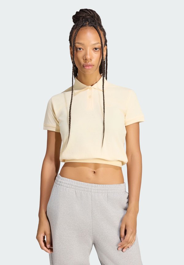adidas Originals SHORT SLEEVE POLO - Polo shirt - warm vanilla