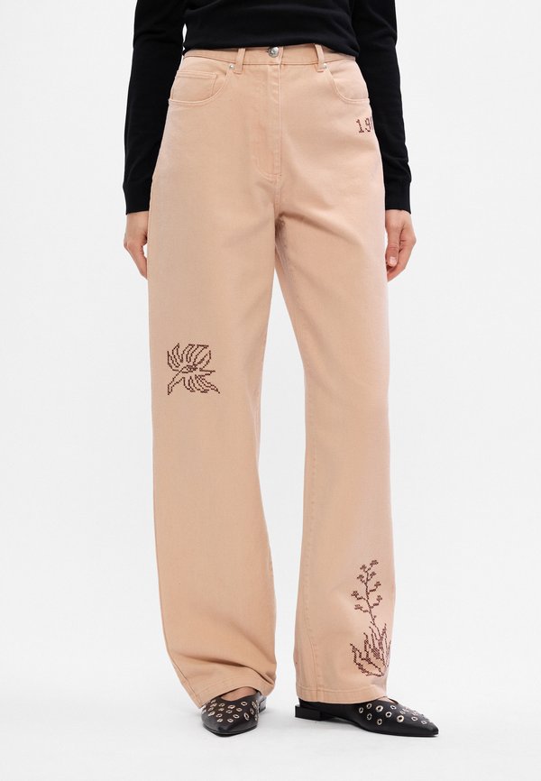 Scotch & Soda THE RIPPLE HIGH RISE LEG PANTS