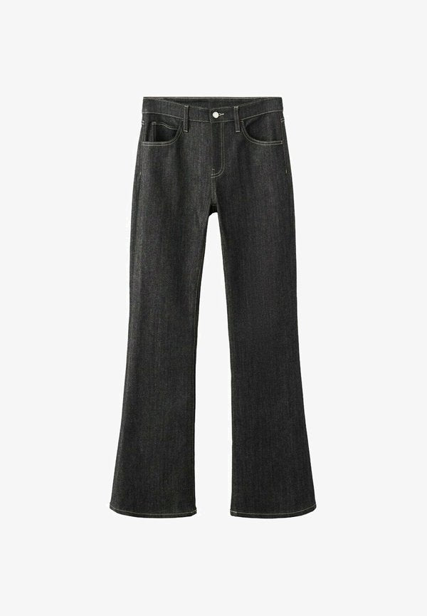 Mango ADULT - Flared Jeans - black