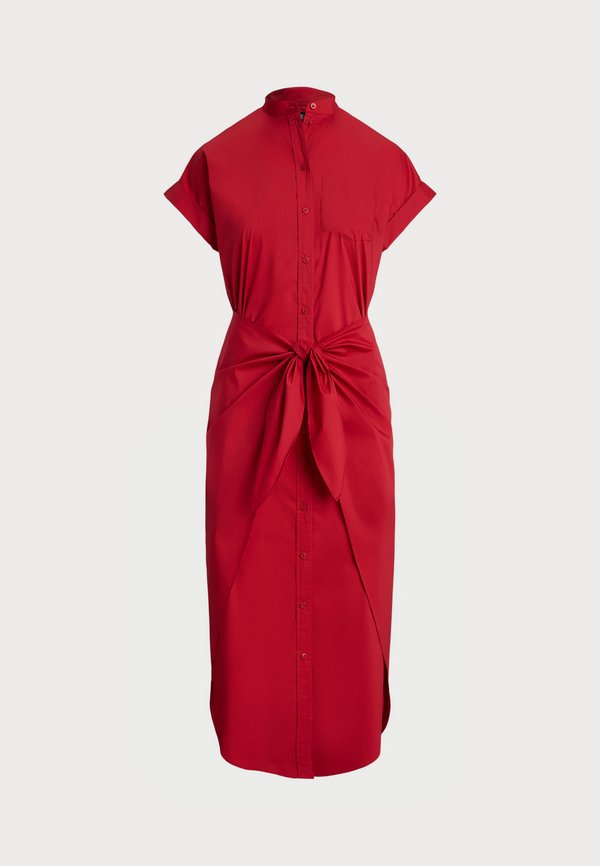 Lauren Ralph Lauren Petite TIE FRONT COTTON BLEND SHIRTDRESS