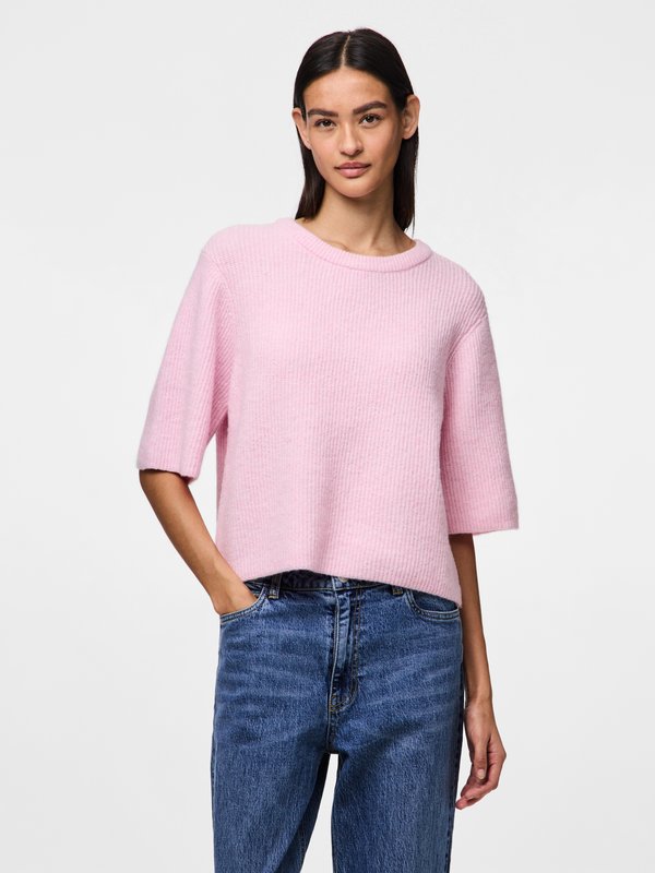 Pieces Knitted PCSILLY short sleeved