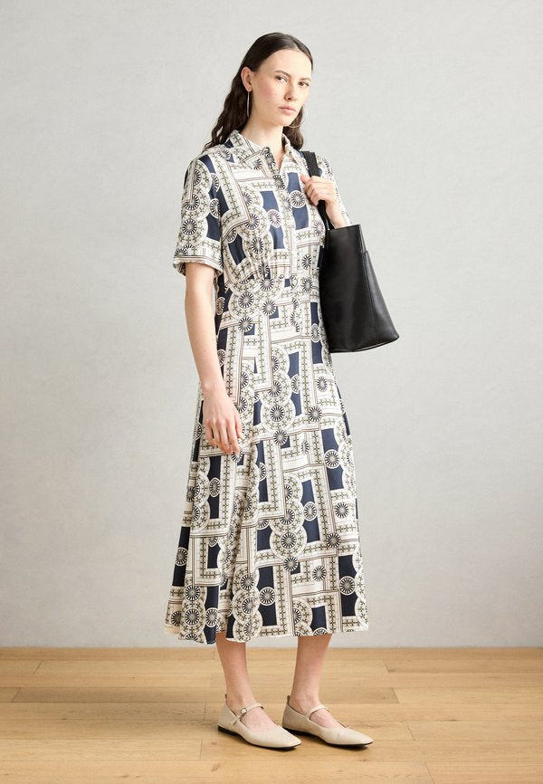 Marc O'Polo DRESS SHORT SLEEVES COLLAR BUTTONED PRINTED