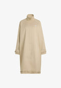 adidas Originals PLEATED TRACK TOP COAT - Classic coat - khaki three