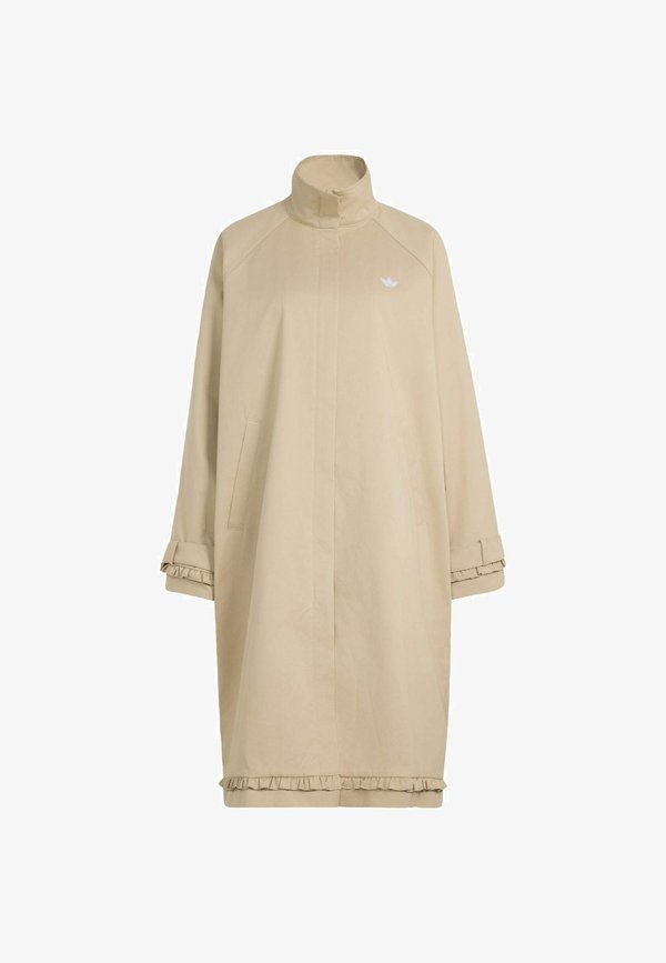 adidas Originals PLEATED TRACK TOP COAT - Classic coat - khaki three