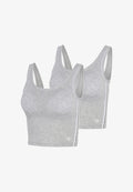 adidas Originals ADICOLOR COMFORT FLEX 2-PACK - Undershirt - heather grey