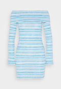NA-KD BASMA BADA OFF SHOULDER MINI DRESS