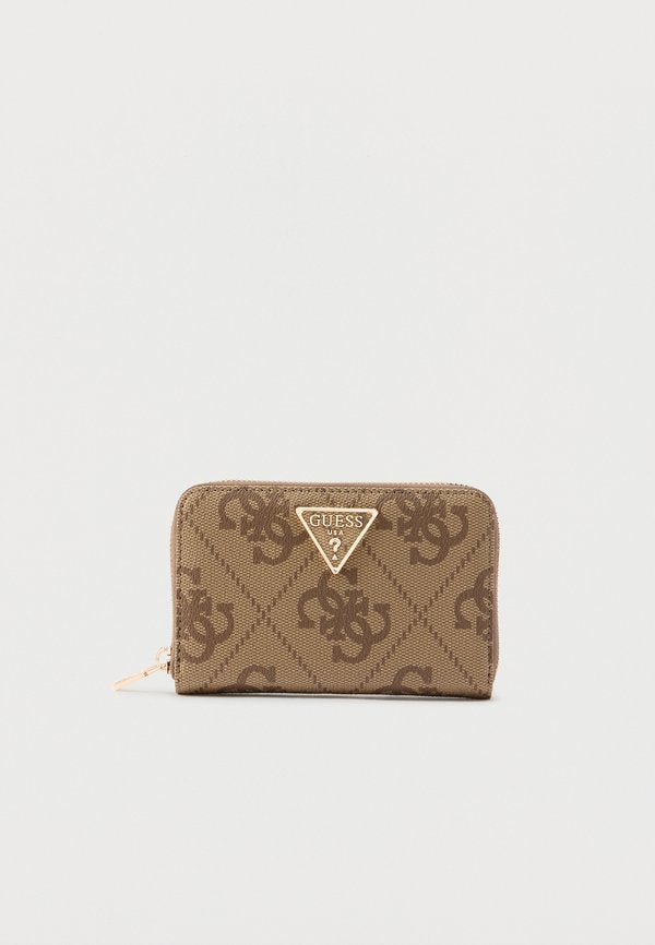 Guess LAUREL ZIP AROUND - Wallet - latte/brown