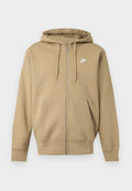 Nike Sportswear M NK CLUB BB FZ HOODIE - Zip-up sweatshirt - parachute beige/white