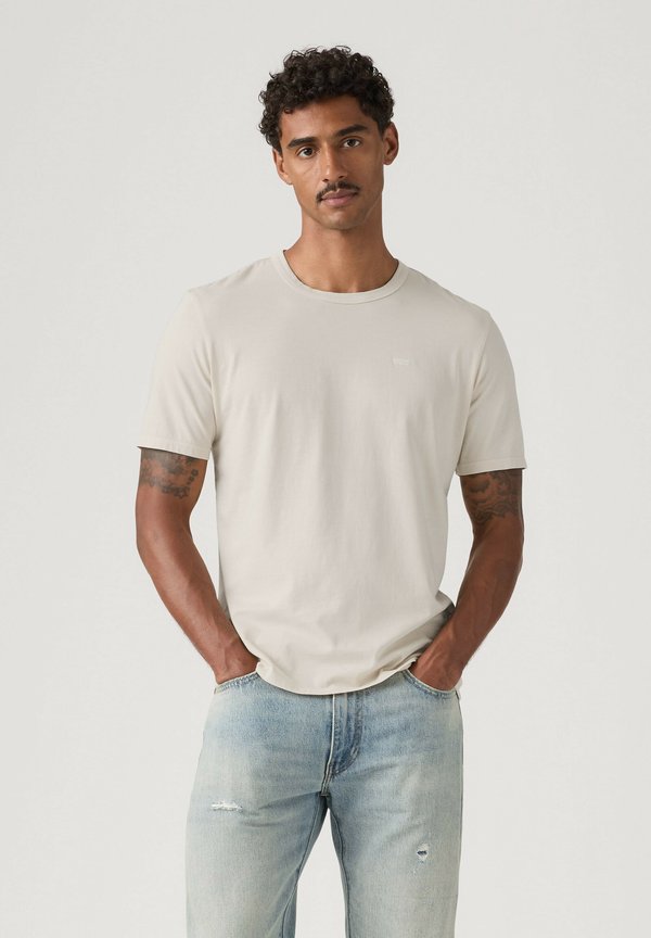 Levi's® LEVI'S ORIGINAL TEE GARMENT DYE OXBLOOD - Basic T-shirt - garment dye dark slate - neutrals -