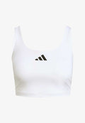 adidas Performance PWR TANK - Light support sports bra - white