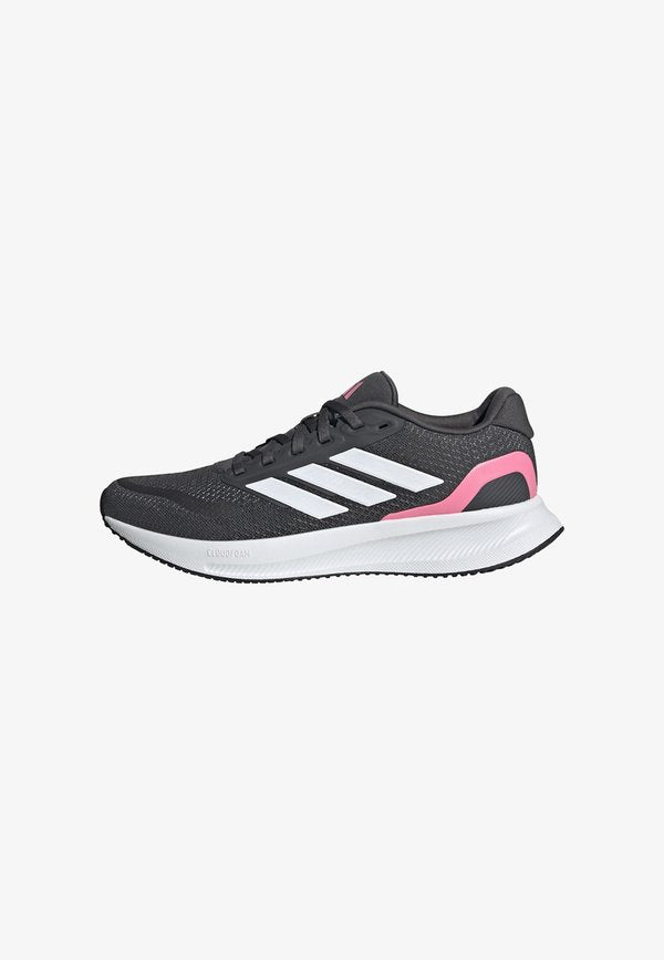 adidas Performance RUNFALCON 5 - Road running shoes - grey six   cloud white   bliss pink