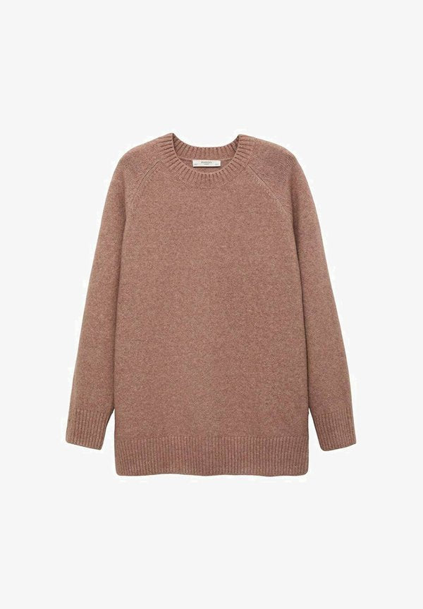 Mango ROUND-NECK - Jumper - brown