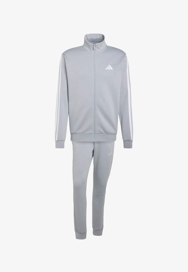 adidas Sportswear 3 STRIPES - Tracksuit - halo silver-coloured