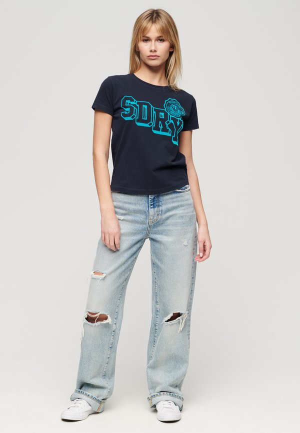 Superdry & Co VARSITY FLOCKED