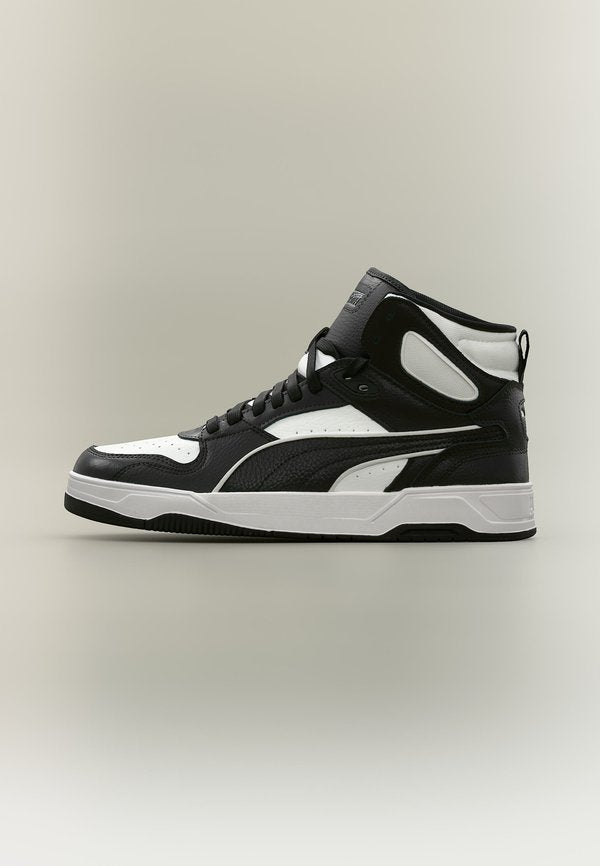 Puma BREAK MID UNISEX - High-top trainers - puma white/puma black/puma white