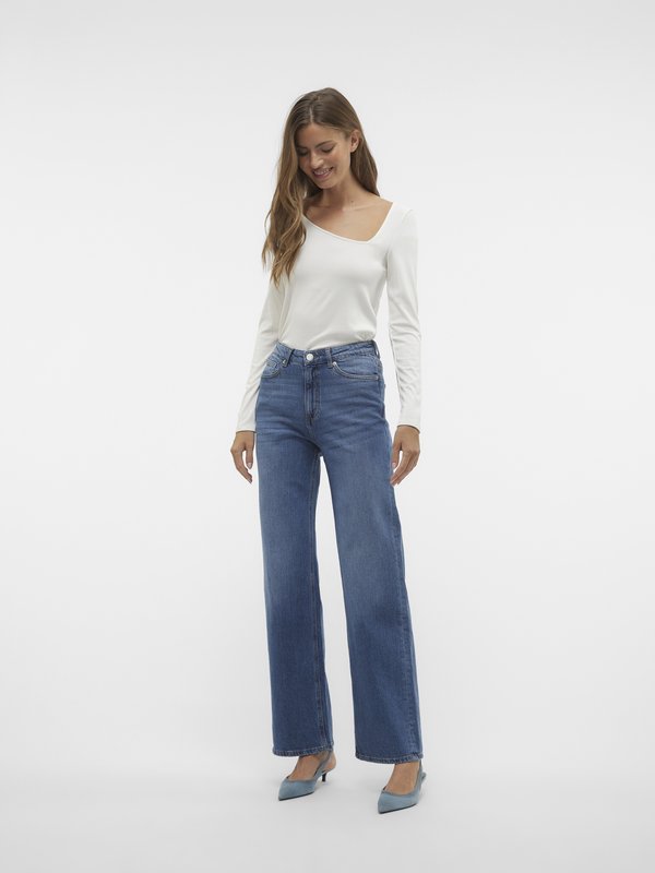 Vero Moda Wide-fit VMTESSA High rise wide leg fit