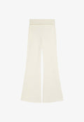 Bershka FLARED - TROUSERS - Trousers - beige