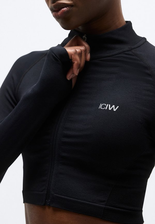 ICANIWILL DEFINE SEAMLESS CROPPED ZIP JACKET