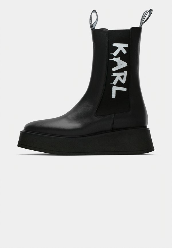 KARL LAGERFELD ZEPHYR MIDI GORE BOOT