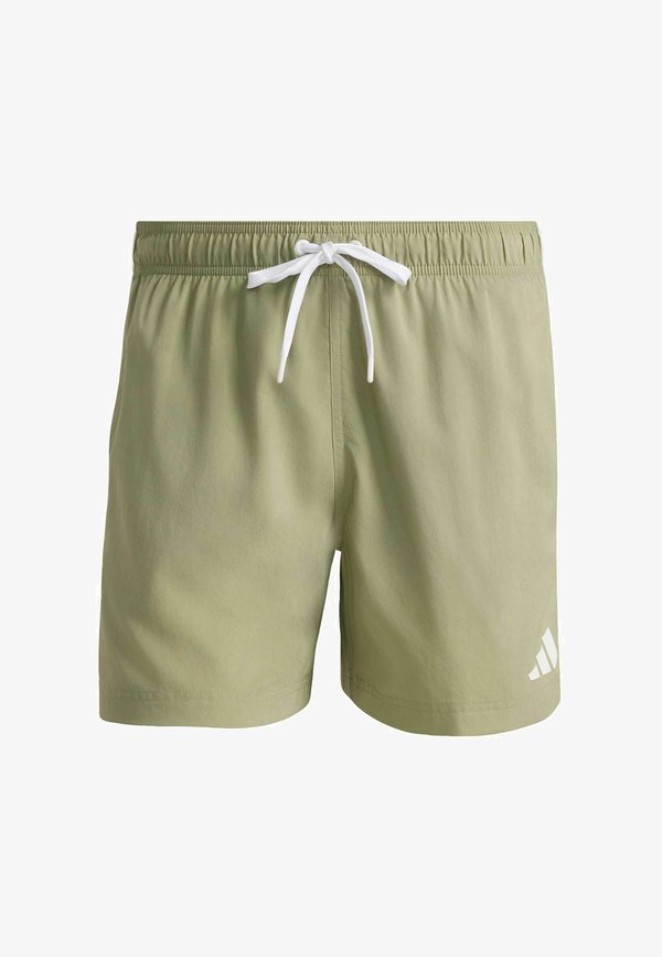 adidas Sportswear ADIDAS SPORTSWEAR 3 STRIPES SWIM SHORTS 5 INCH - Swimming shorts - tent green   white