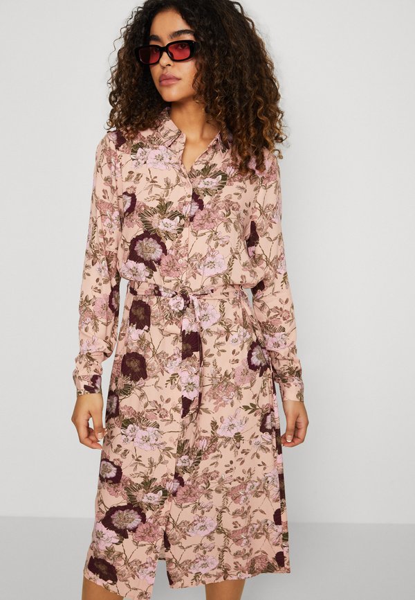 Vero Moda VMANNA CALF SHIRT DRESS