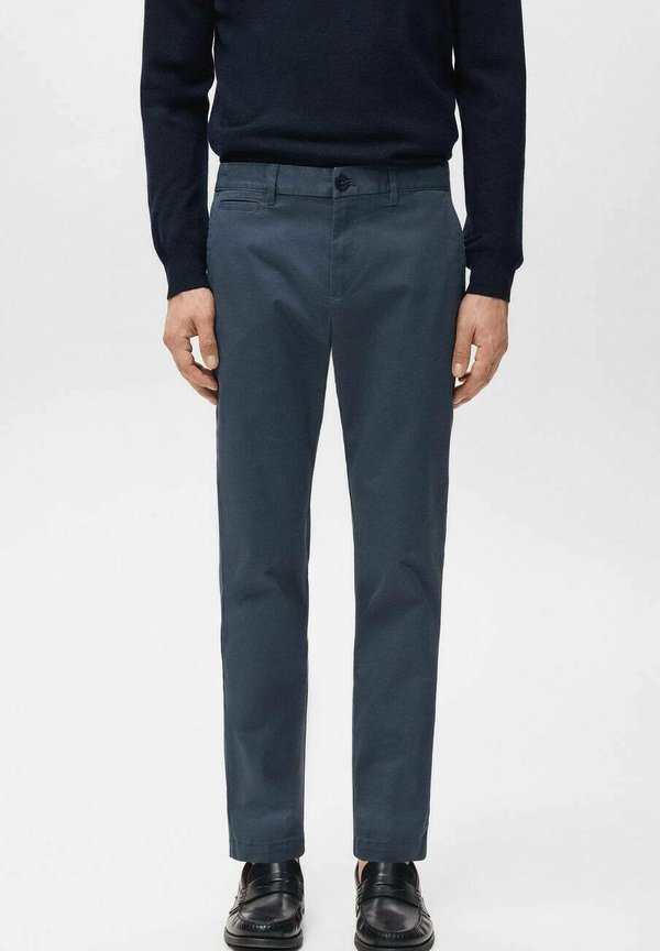 Mango Chinos - indigoblauw