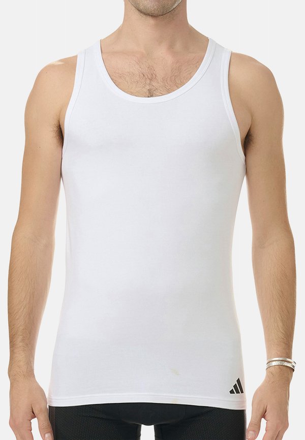 adidas Sportswear 4 PACK - Undershirt - schwarz weiß