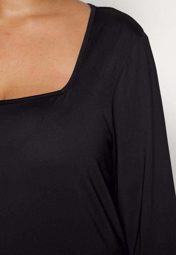 Noisy May Curve NMKARINA O NECK SKATER DRESS