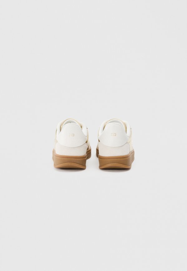 Tommy Hilfiger TH MONOGRAM METALLIC LEATHER TRAINERS